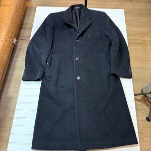 Lauren Ralph Lauren Cashmere Wool Overcoat Black EU 40 Small
